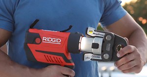 2.2K views · 67 reactions | Get access to hard-to-reach locations with endless 360° swivel. The new RP 350 Press Tool has no limits. Learn more about the most advanced and agile press tool yet: https://bit.ly/30EyEWu | RIDGID Tools | Facebook