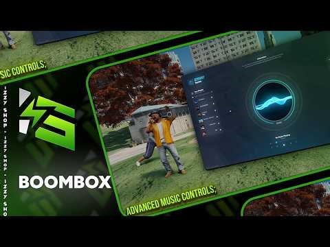 Izzy Shop Boombox [ Fivem Boombox ] [ESX-QB-QBOX]