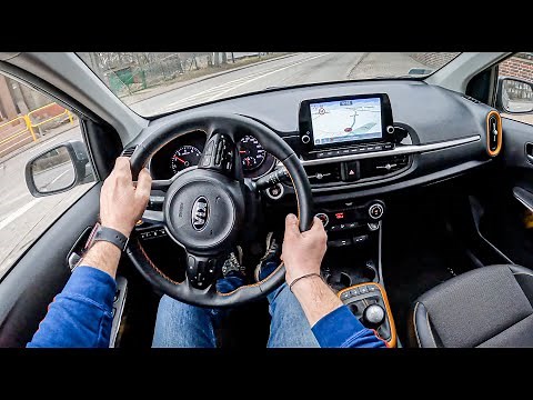 2022 Kia Picanto [1.0 DPI 67HP] |0-100| POV Test Drive #1034 Joe Black
