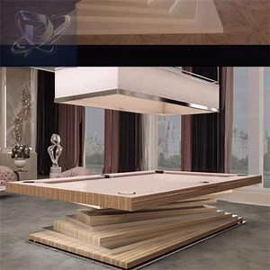 Billiard Table Pool Table High-End Wooden Pool Table Contemporary Solid Wood Pool Table