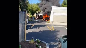 22K views · 614 reactions | Brookline, MA - Just before 9am today, multiple cities in the Boston area were chasing calls for smoke. With multiple agencies looking, Brookline found a large truck on fire in the area of Route 9 in the Chestnut Hill area. Due to the fuel in the truck, firefighters used foam to extinguish the flames. Photos sent in by a follower. | Live Boston News | Facebook