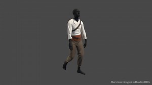 Houdini Cloth Tool (Marvelous Designer Inspired)