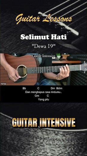 Selimut Hati - Dewa 19 | Tutorial Chord Gitar Mudah dan Lirik #chordgitar #tutorialgitar