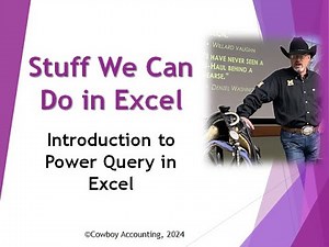 Introduction to Power Query