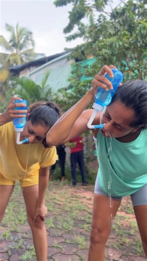 Chinu/ Shilarna Vaze on Instagram: "Just a casual weekend putting stuff up our nose 😂😂 Jal Neti & Sutra Neti under the strict guidance of @aumgaur ! Dont try this at home kids! If you thought Yoga Teacher Training is just asanas, think again! Ask me anything about it! #yoga #yogagirl #shatkarma #goa"