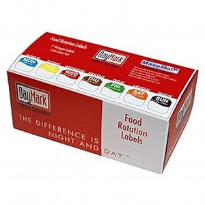 DayMark Safety Systems Day of The Week 1" Removable Labels, Monday-Sunday, Dispenser Box Included (7,000 Labels) (IT111183)