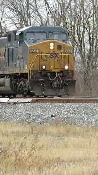 CSX Q332 Autorack/Manifest Mixed Freight Train from Sterling, Ohio November 21, 2020 #shorts #train