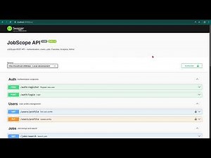 Project Testing Demo JobScope API | Functional & Integration Tests