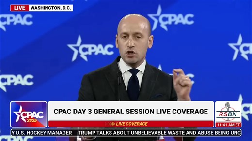 With the leadership of President Trump, a golden age is now upon us. America’s strength is on the rise — and the world is watching. Stephen Miller at CPAC DC 2025. Join us at CPAC USA 2026 in Dallas, March 25–28, to see more phenomenal speeches. | CPAC