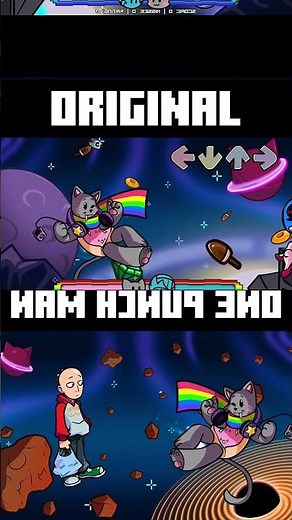 [FNF] Epic Face-off: Nyan Cat vs. One Punch Man Awaits! #FNF #NyanCat #OnePunchMan