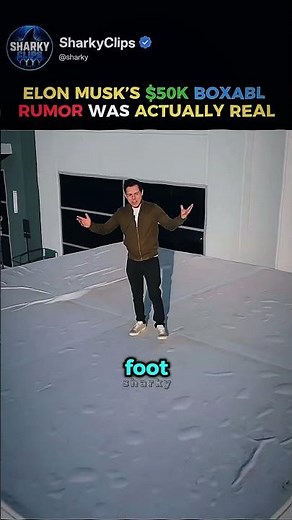 Elon Musk Lives in a $50,000 Tiny Boxabl Home 😲 ‪@BOXABL‬ #boxabl