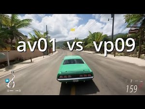 the difference between AV01 vs VP09 encoding