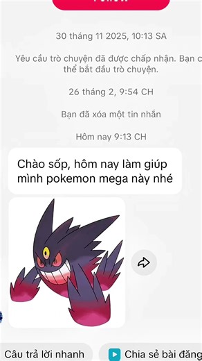 Mô hình Pokemon Mega Gengar tỉ lệ 1:20