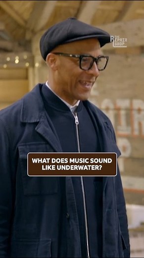 51K views · 625 reactions | What does music sound like underwater?  #TheRepairShop | The Repair Shop | Facebook