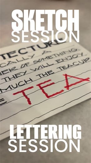 Kamal Patio on Instagram: "Architectural Lettering. #sketchbook #quicksketch #sketchlife"