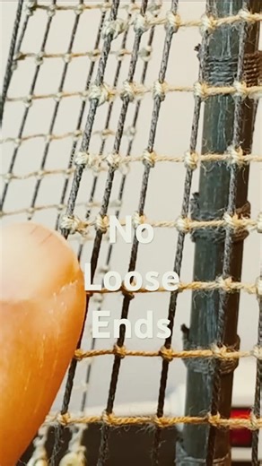 Rigging perfect ratlines on Model ships: no loose ends