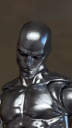 Molecule Man on Instagram: "The best Silver Surfer figure they’ve dropped. Crazy smooth paint applications, you can get him in some nice poses and the comic vibe is perfect. This one’s gonna live on the shelf for a while. - - - - #silversurfer #marvellegends #marvelcomics #hasbrotoypics #actionfigurecommunity"