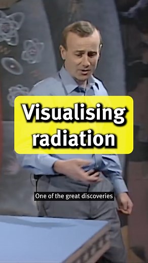 1.3M views · 12K reactions | Radiation is all around us, we just can't see it with the naked eye. The cloud chamber is an incredible piece of equipment that allows us to visualise ionising radiation. ☢️ This clip is from the 1993 Christmas Lectures with Frank Close. We're sharing a clip from Lectures past every month as we count down to their massive 200th anniversary  | Royal Institution of Great Britain | Facebook