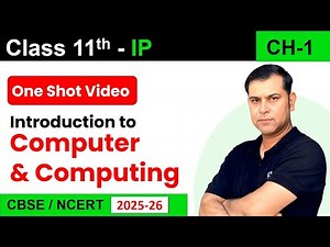 One Shot Class 11 IP Ch 1 | Introduction to Computer & Computing | Evolution, Memory, Software