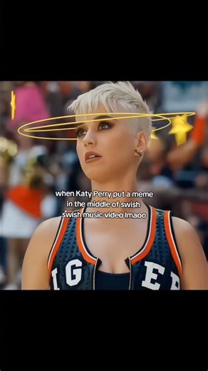 Katy Perry put a meme in the Swish Swish music video 😂