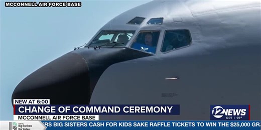 McConnell Air Force Base holds change of command ceremony