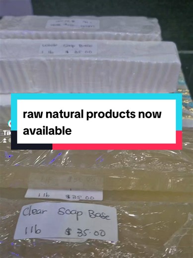 Raw natural products now available at Chez Mags Naturals
