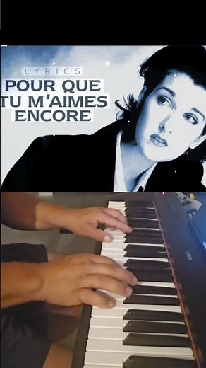 celine dion pour que tu m'aimes encore version simple au piano