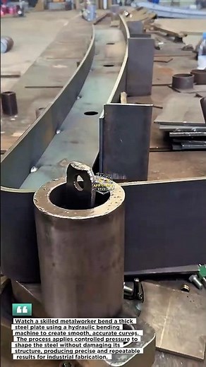 How to Bend Thick Steel with Precision | Professional Metal Fabrication Technique