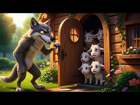 Seven Little Goats in Trouble! 🐐🐺 Can Mother Goat Save Her Kids? | Animated Story