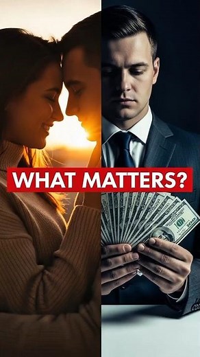 Love Vs Money What Would You Choose?