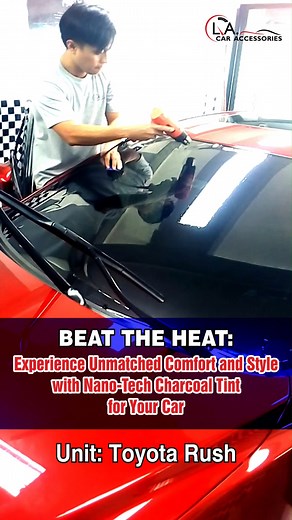 Beat the heat with Nano-tech #automotive window films! No more solar heat, dangerous glare and constantly working aircon in the car. A Glimpse of Successful Installation of Nano-Tech Charcoal on this Toyota Rush. Tint your car with Nano-Tech to drastically reduce the heat inside the car, protecting you from harmful UV and keeping your family safe! Click here to learn more about the Nano-tech tint: https://www.lacaraccessories.com/ Don't forget to join L.A. Car Accessories Viber Group to stay tun
