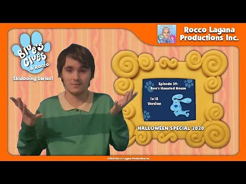 Blue's Clues & Rocco: Skidooing Series: (Episode 39: Boo's Haunted House) 1x18 Version.