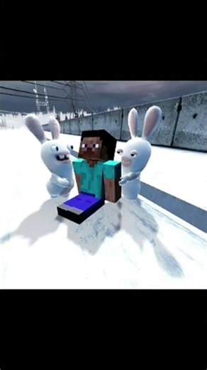 rabbids x minicraft ☠️#phonk #skull #roblox #rabbidsinvasion #troll #shortvideo #minecraft