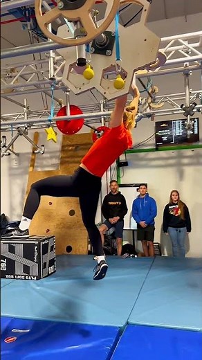 Intense Obstacle Course Challenge in the Gym