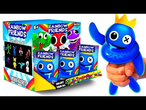 ¡La CAJA MISTERIOSA de Rainbow Friends! NUEVOS minifiguras de BLUE LEGO Cyan y Green 🎁