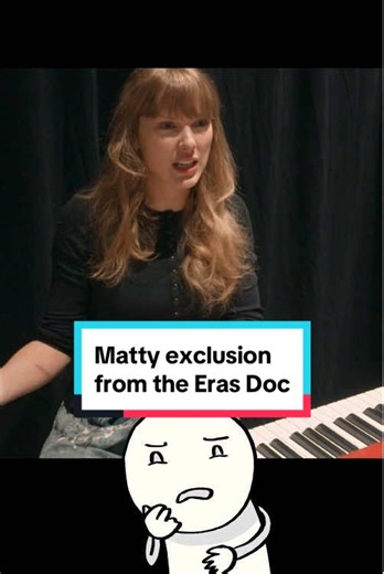 Here’s all the ways Matty Healy still left his mark on Taylor Swift’s Eras Tour documentary, despite being cut out of the documentary. #mattyhealy #taylorswift #maylor #erastour #endofanera