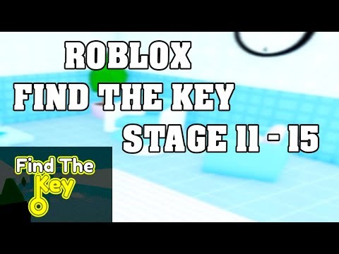 Roblox Find The Key STAGE 1 - 15 Walkthrough [English] [Full Solution]
