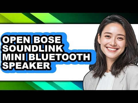 How to Open Bose Soundlink Mini Bluetooth Speaker - Step by Step