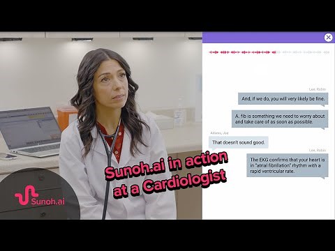 Efficient Cardiology Documentation with Sunoh.ai Medical AI Scribe