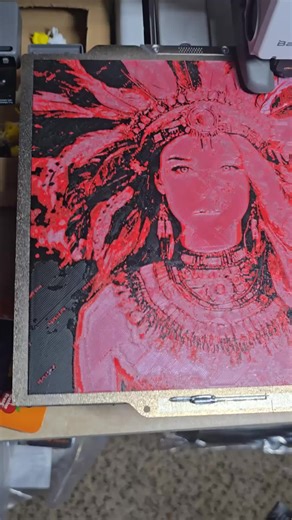 hueforge image #3Dprinting #A1mini #bambulabs #hueforge