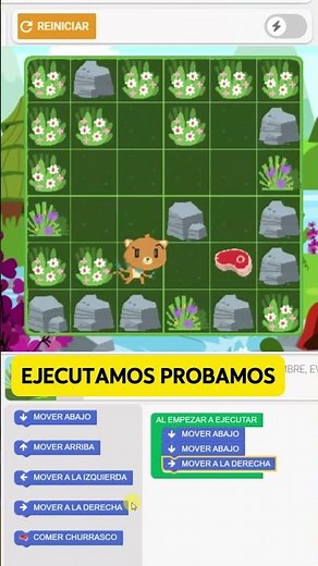 Tutorial de Pilas de Bloques: Dieta a Base de Churrascos - Desafío 5 🥩🔄📊