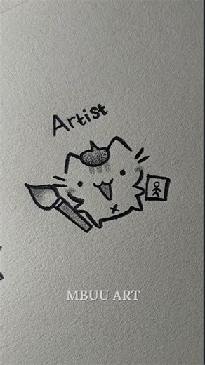 How to draw easy cat tutorial✏️ #drawing #tutorial #howtodraw #sketch #art #shorts