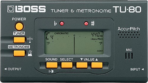 BOSS - TU-80 | Tuner/Metronome