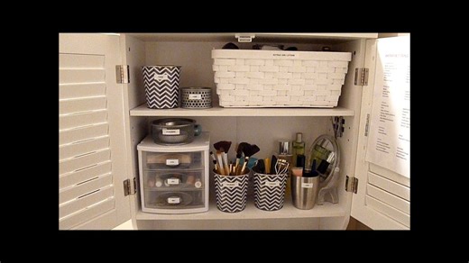 Budget makeup organization: How to organize your bathroom