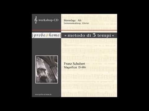 Magnificat - Magnificat D 486 - F. Schubert - Alto - Alt - T3