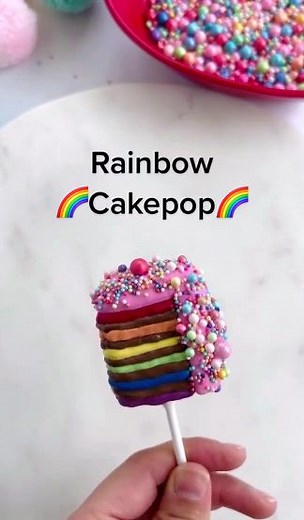 Rainbow Cakepop Recipe and Tutorial