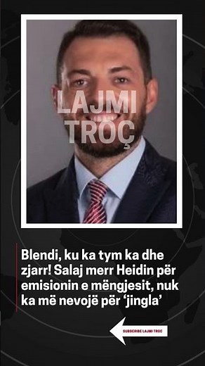 Blendi, ku ka tym ka dhe zjarr!