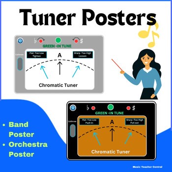 Instrument Tuning Chart – Music Classroom Decor