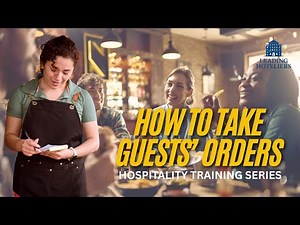 How to Take Guests’ Orders Professionally | Full Restaurant Training Lesson (Timing + Steps + Tips)