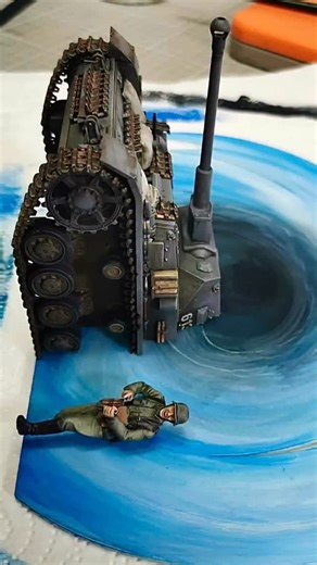 🇺🇸🇩🇪 Laser Creation-World on Instagram: "German Invasion Diorama 1:35 Part 4. What do you think? 🤩 ➖➖➖ #modellbau #modelmaking #diorama #scalemodel #painting"